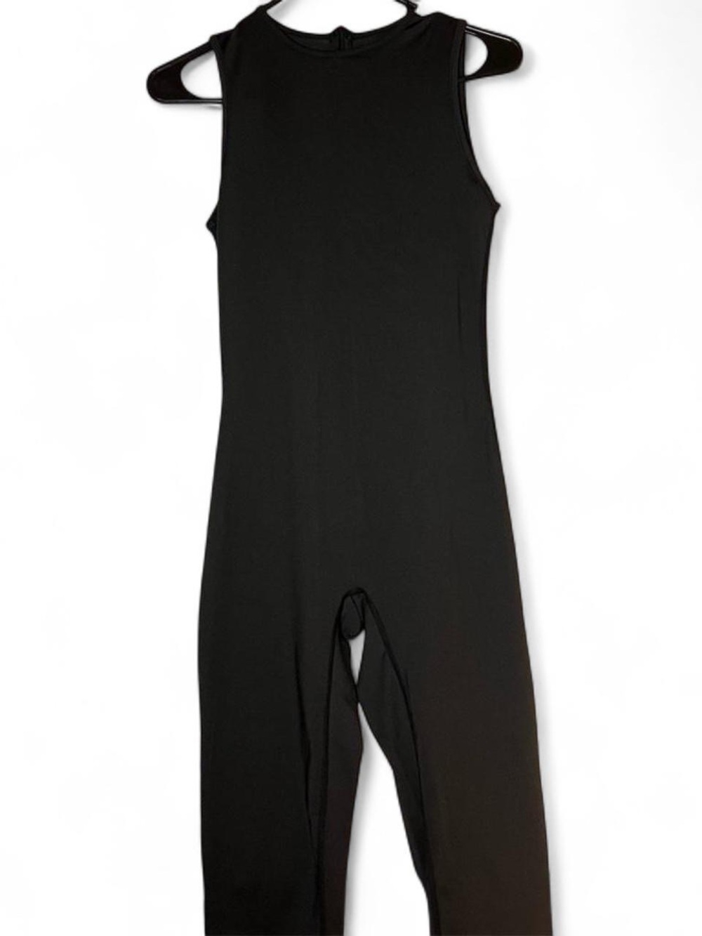 Black Sleeveless Jumpsuit